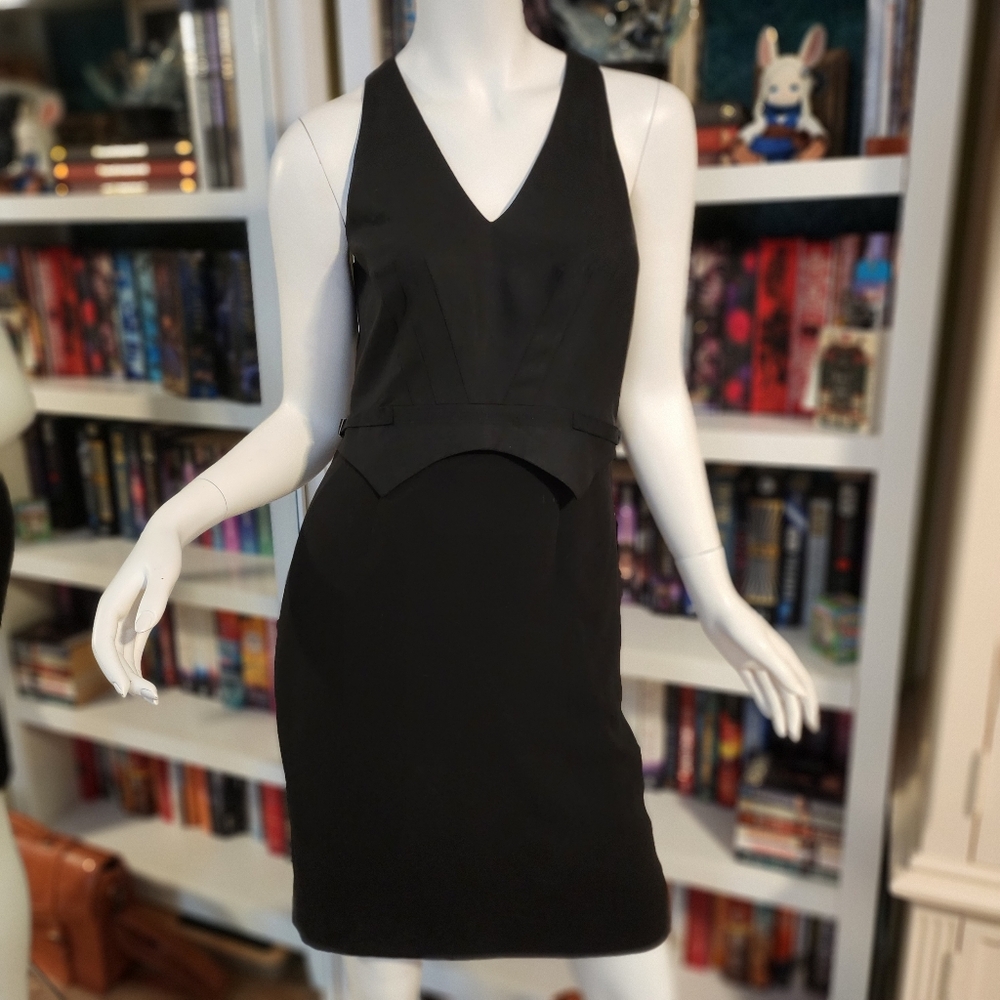 Club Monaco Black Vest Dress